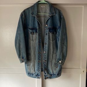 TOBI Pacific Coast Long Denim Jacket